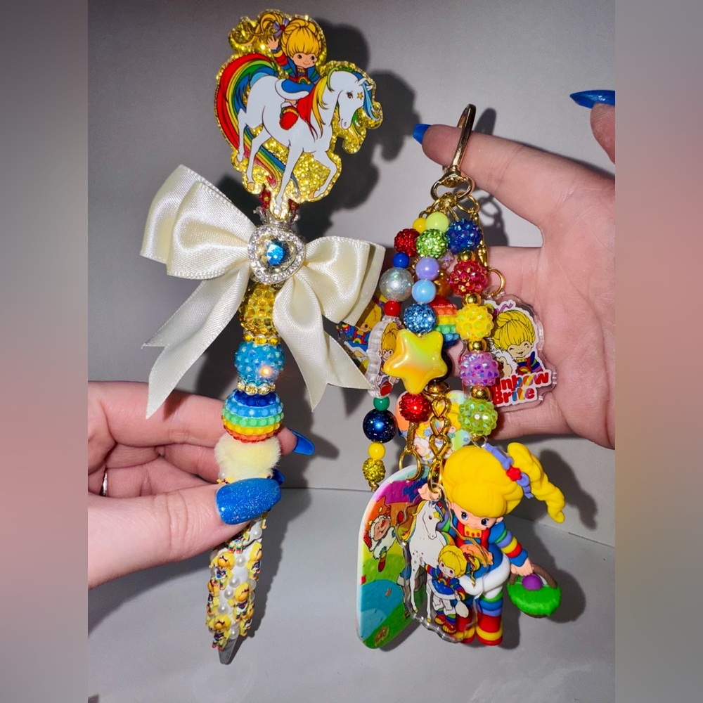 Rainbow Brite Pen & Charm Set